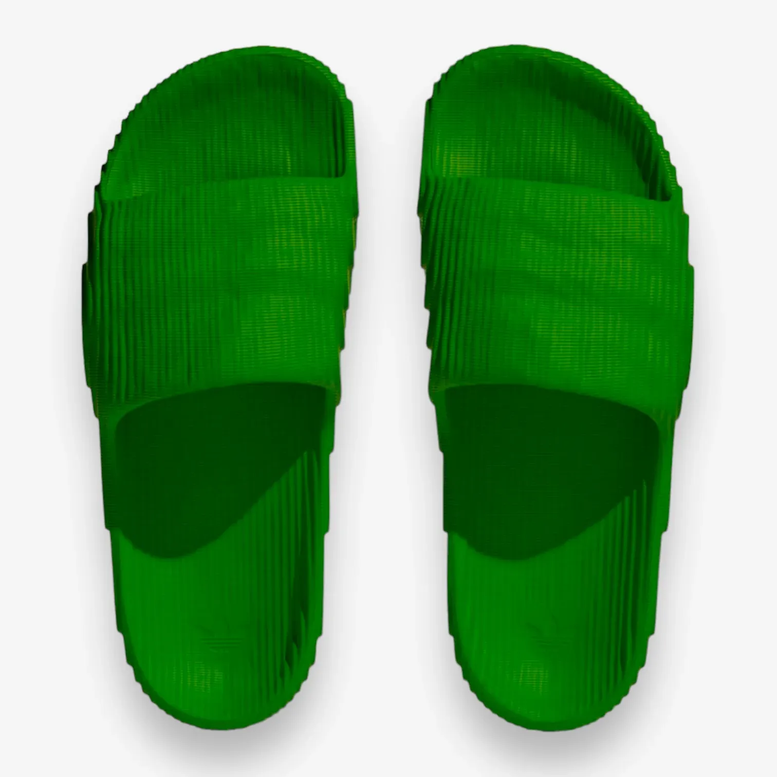 Adidas Men's Adilette 22 Slides - Green / Black