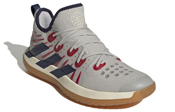 Adidas Stabil Next Gen 2.0 Training Shoes 'Grey Two / Team Navy / Red', gray