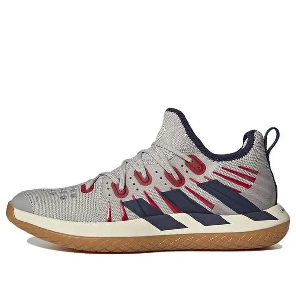 Adidas Stabil Next Gen 2.0 Training Shoes 'Grey Two / Team Navy / Red', gray