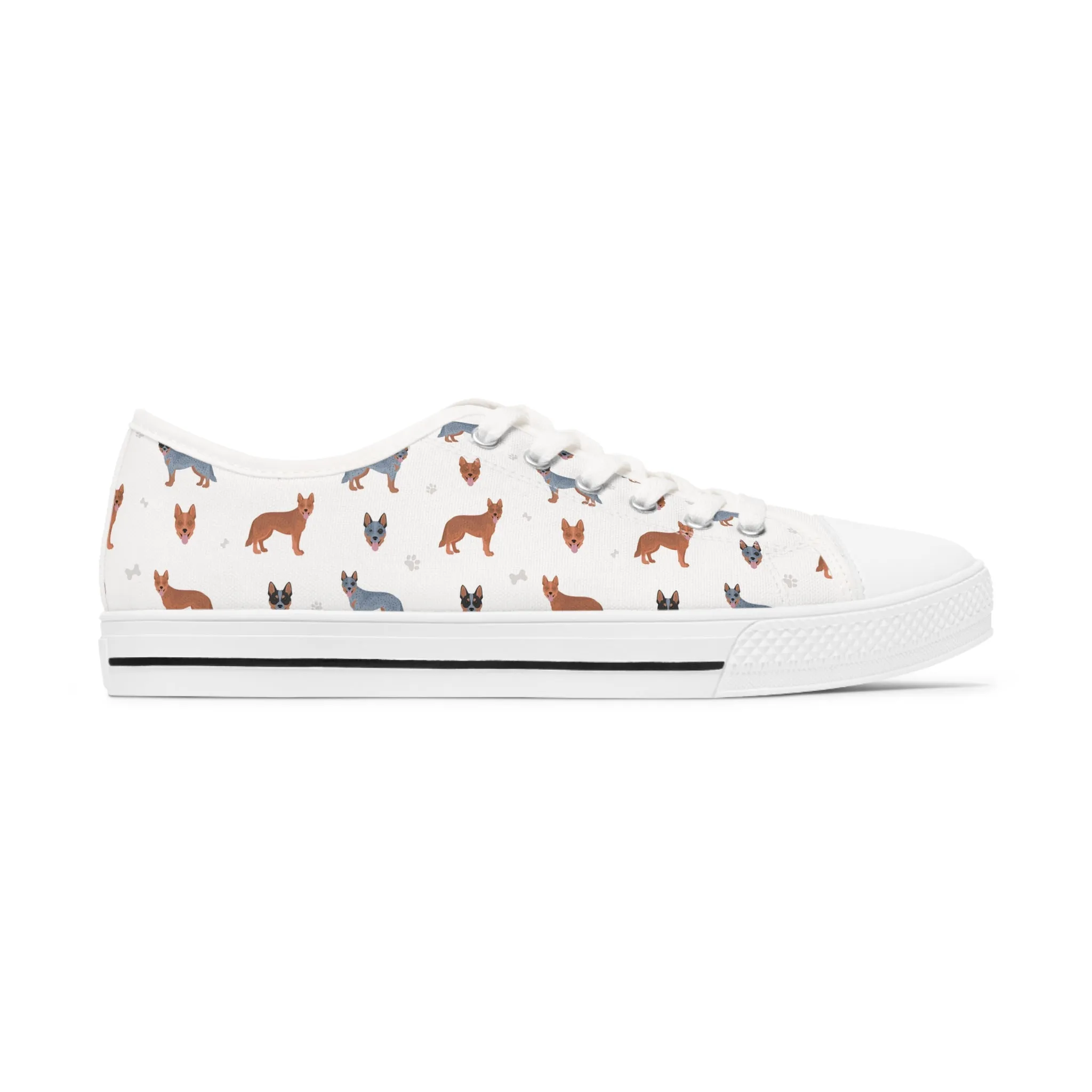 Australian Cattle Dog Women's Low Top Sneakers