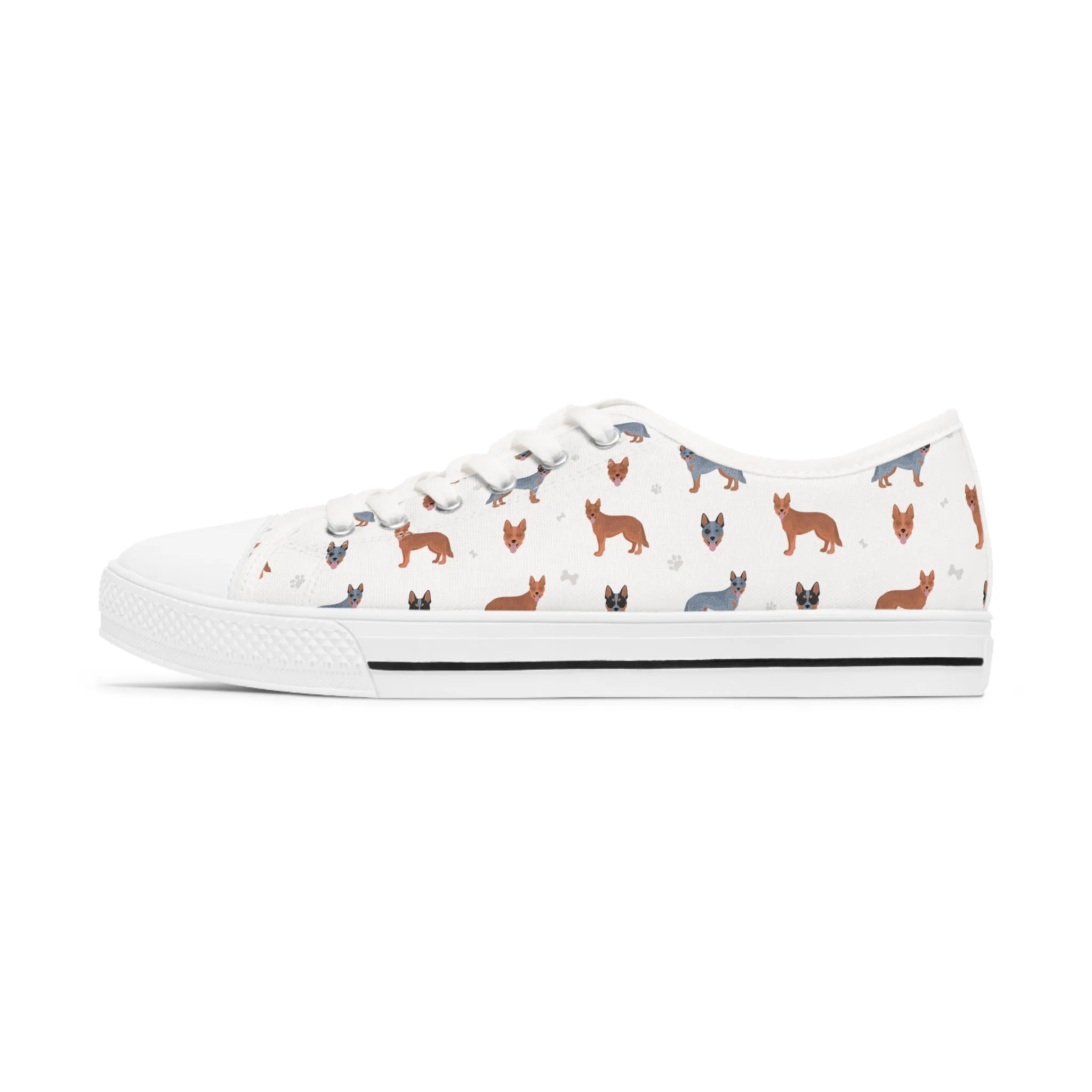 Australian Cattle Dog Women's Low Top Sneakers