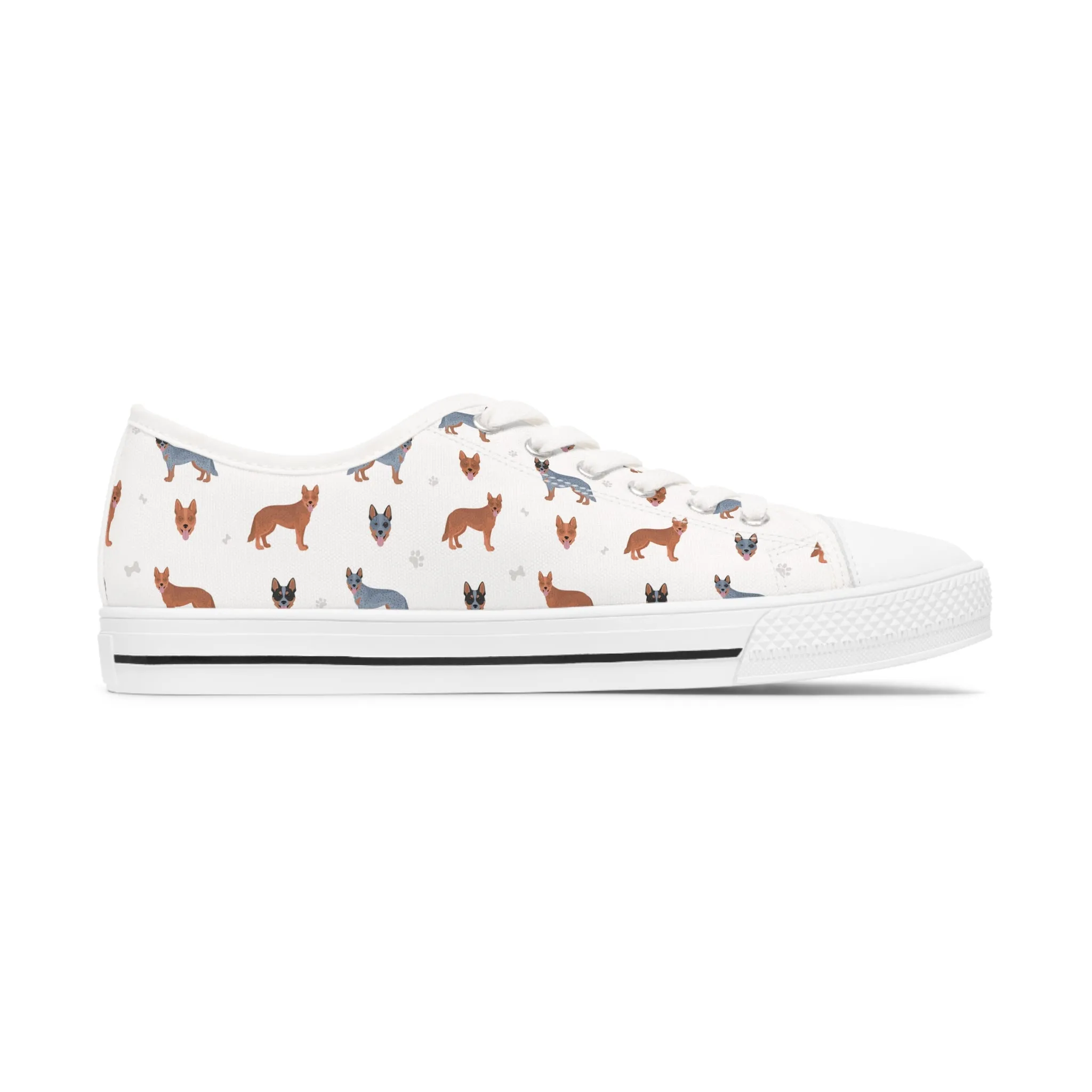 Australian Cattle Dog Women's Low Top Sneakers