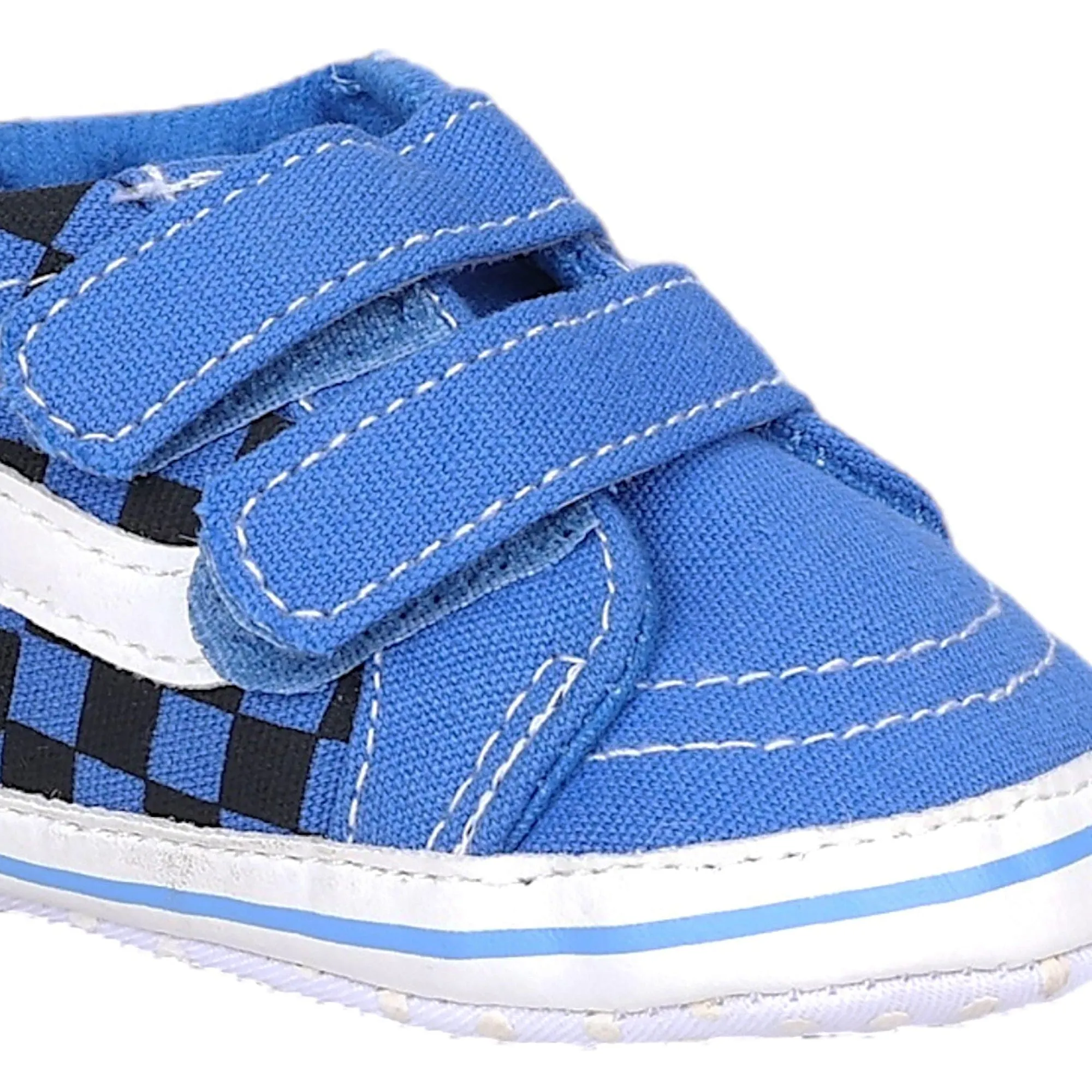 Baby Moo Stylish Casual Velcro Straps Anti-Skid Sneakers - Blue