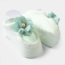 Baby Socks/Booties| Green