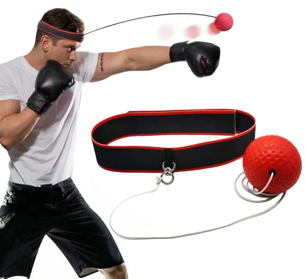 Boxing Reflex Ball: Head-Mounted Speed Trainer