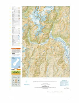 CA11 - Aspiring Flats Topo50 map