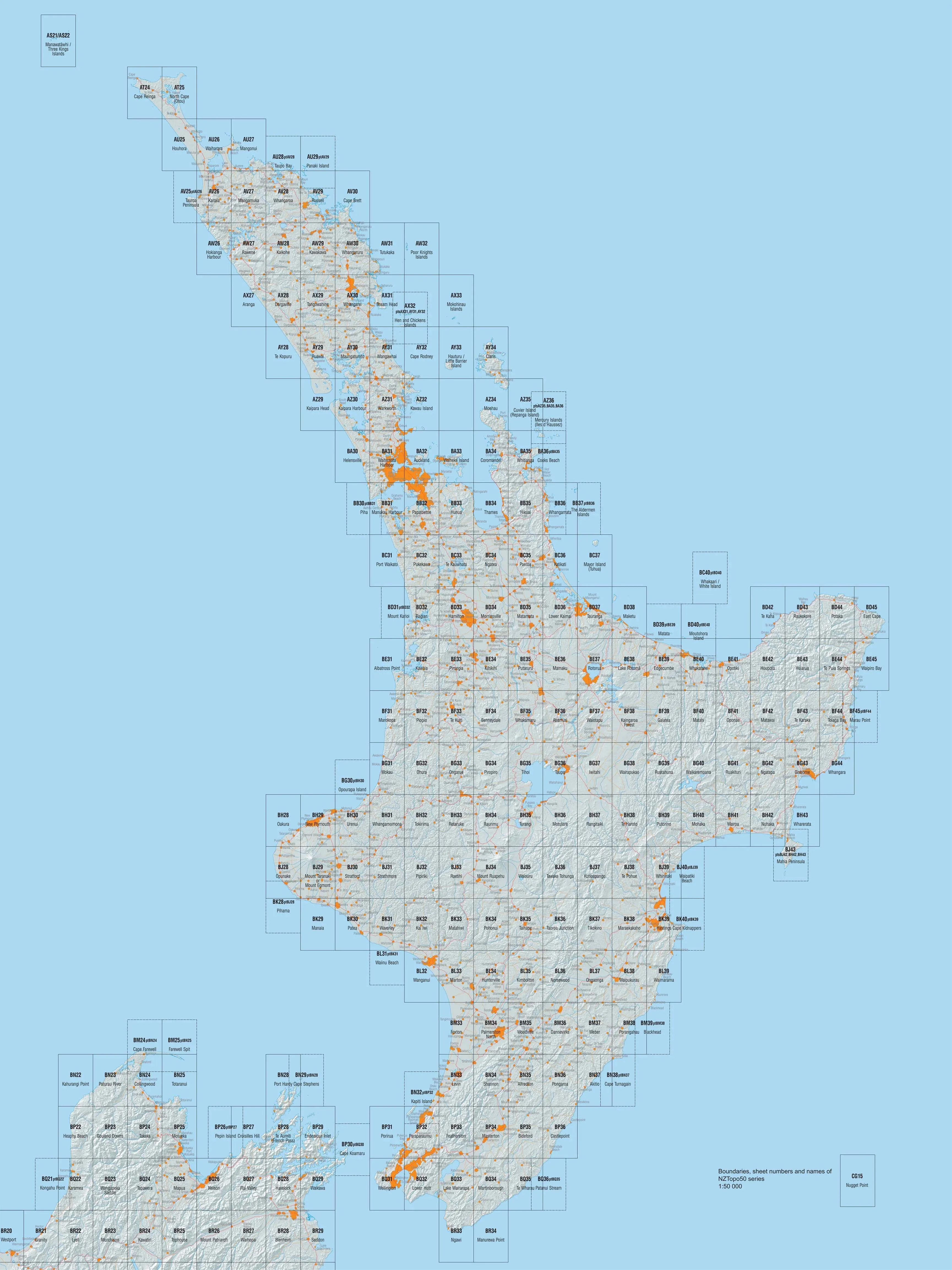 CA11 - Aspiring Flats Topo50 map