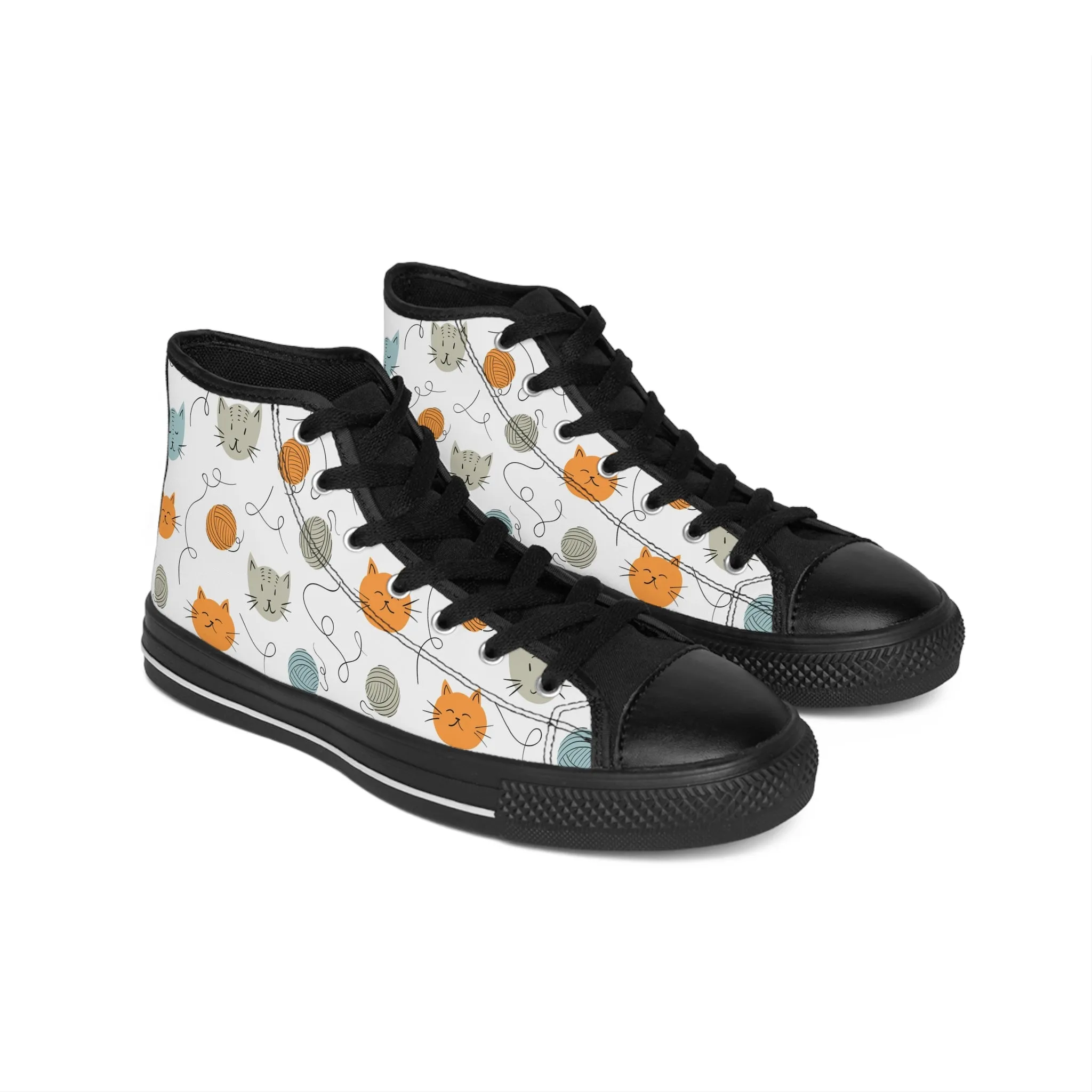 Cats and Yarn Men's Classic Sneakers