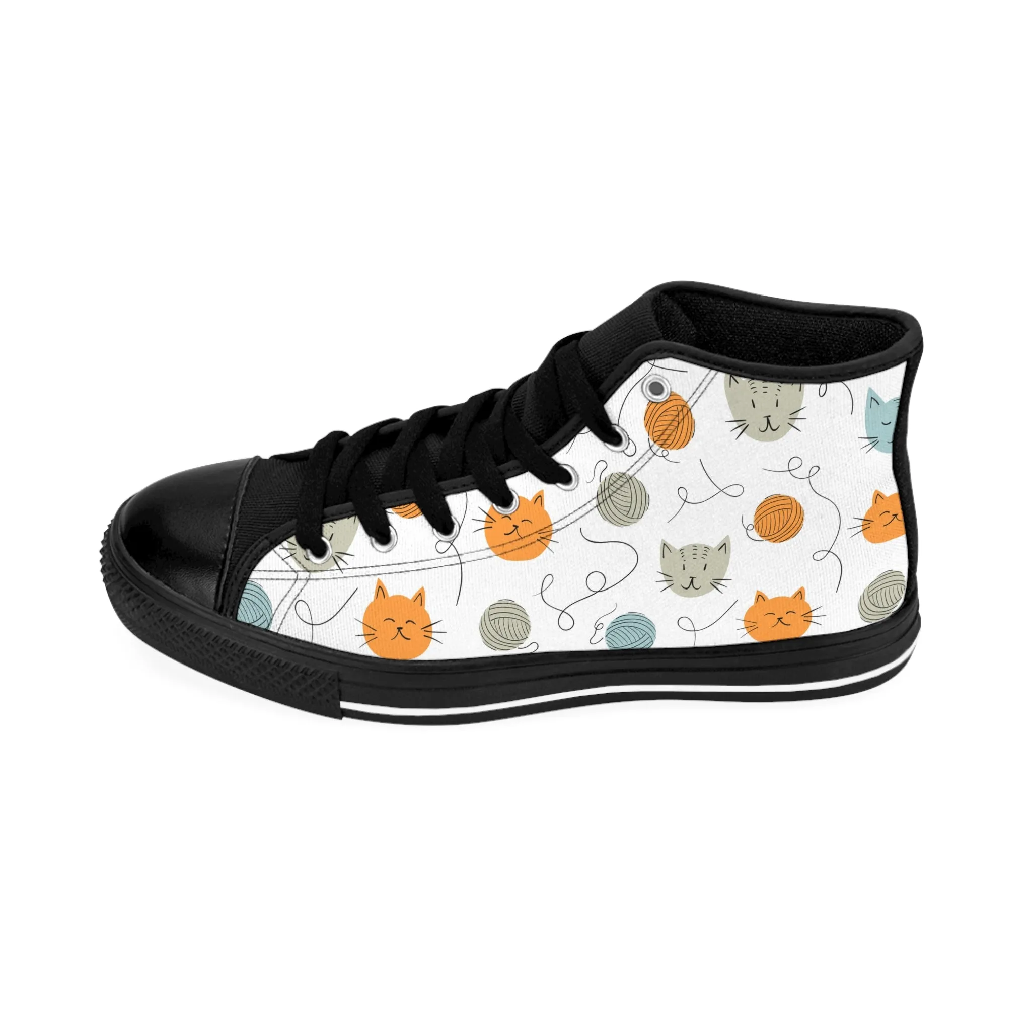 Cats and Yarn Men's Classic Sneakers