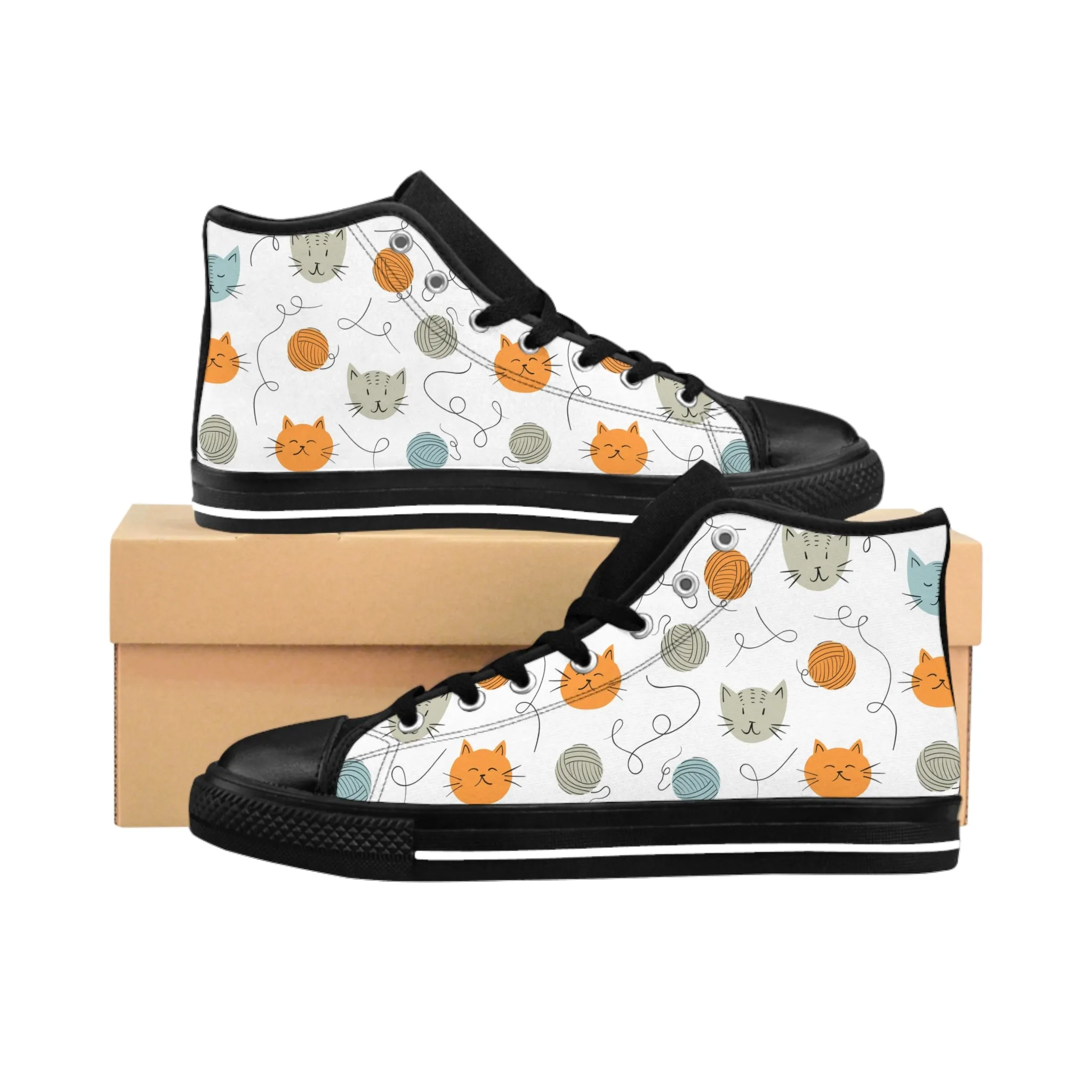 Cats and Yarn Men's Classic Sneakers