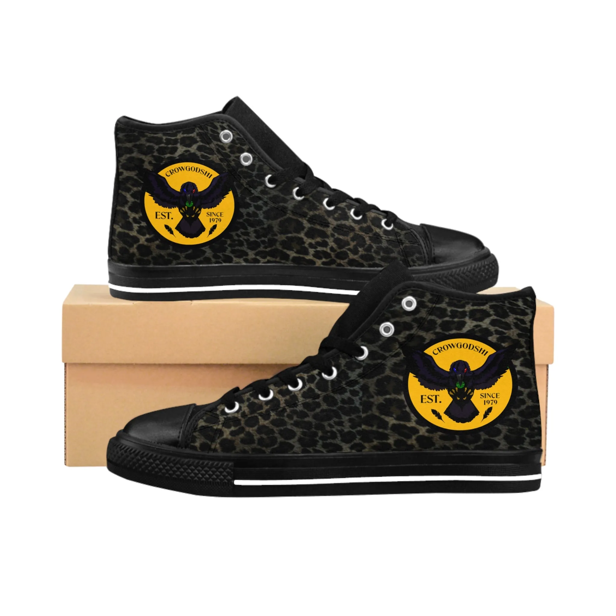 Crowgodshi Jaguar High-Tops w/ GOLD LOGO