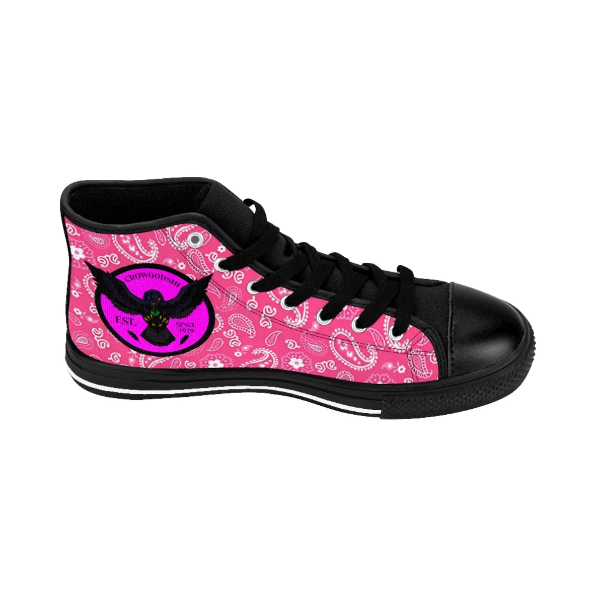 Crowgodshi Pink Colors High-Tops