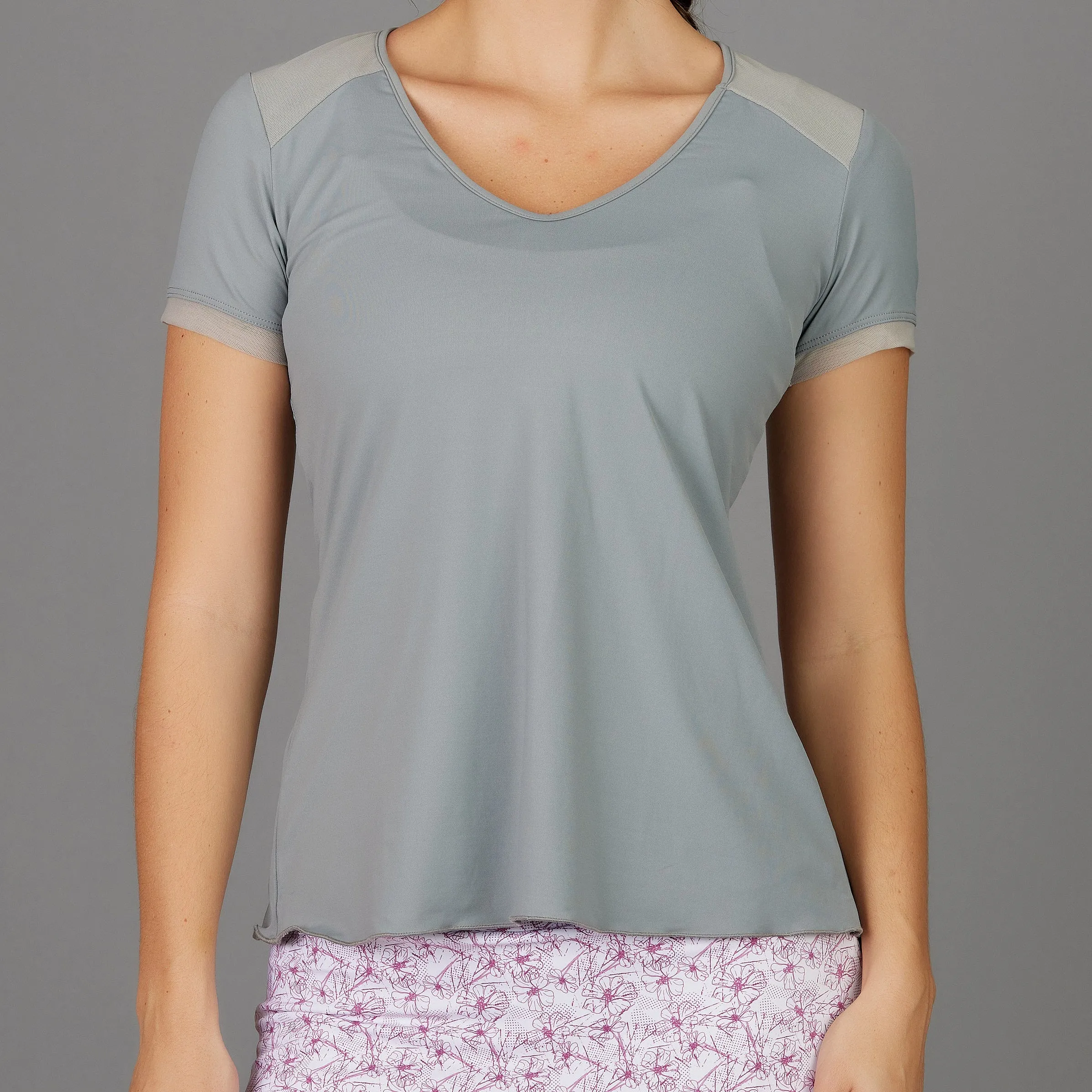 Dash Short-Sleeve Top (stone)