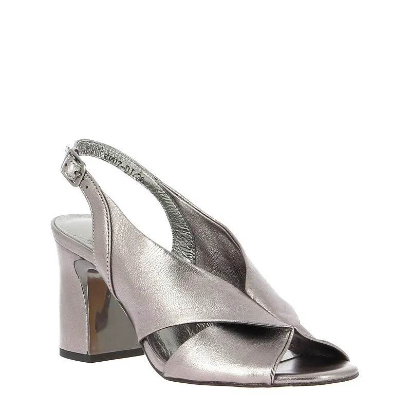 Django & Juliette Kruz Pewter Slingback Heel