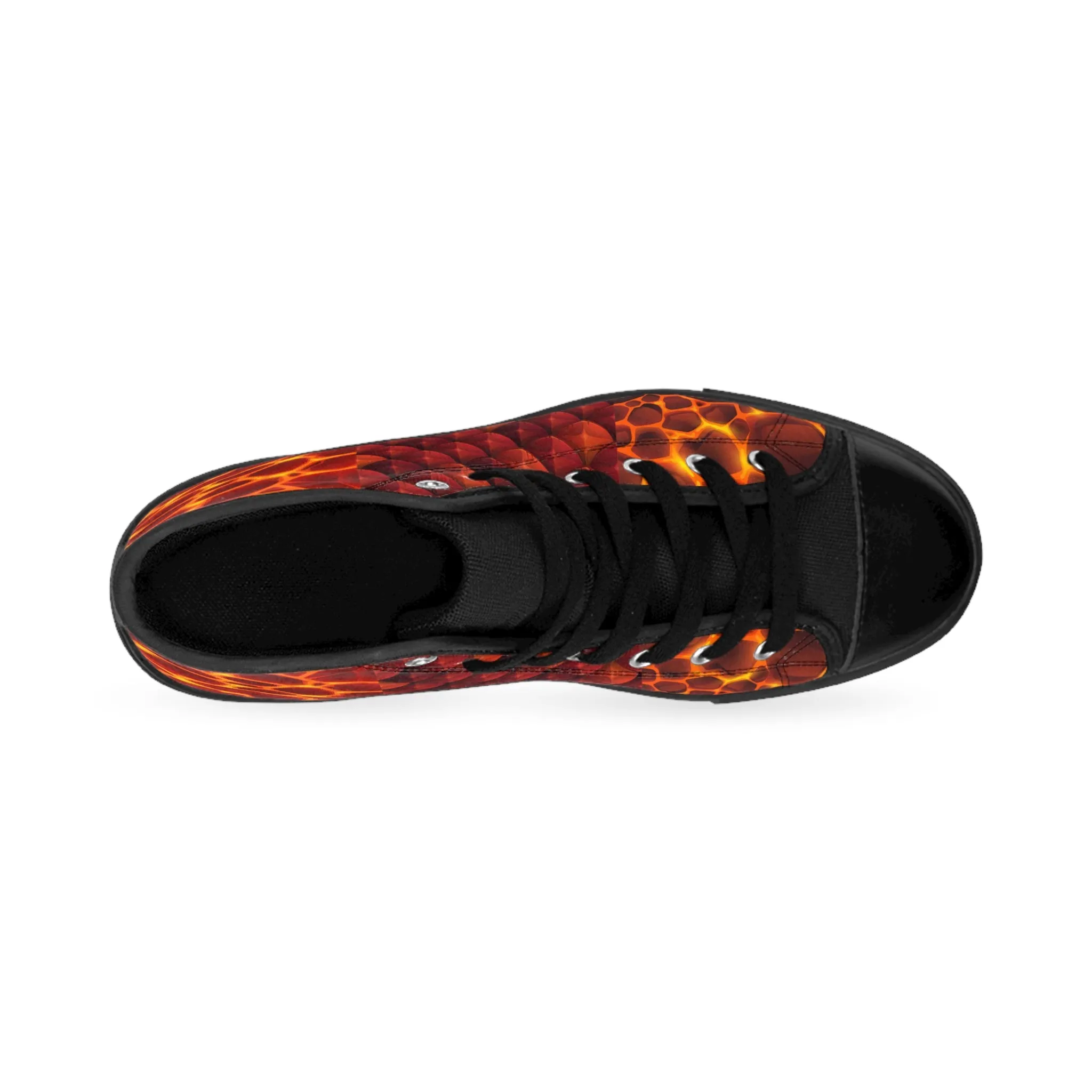 Dragon Lava Skins Women's Classic Sneakers