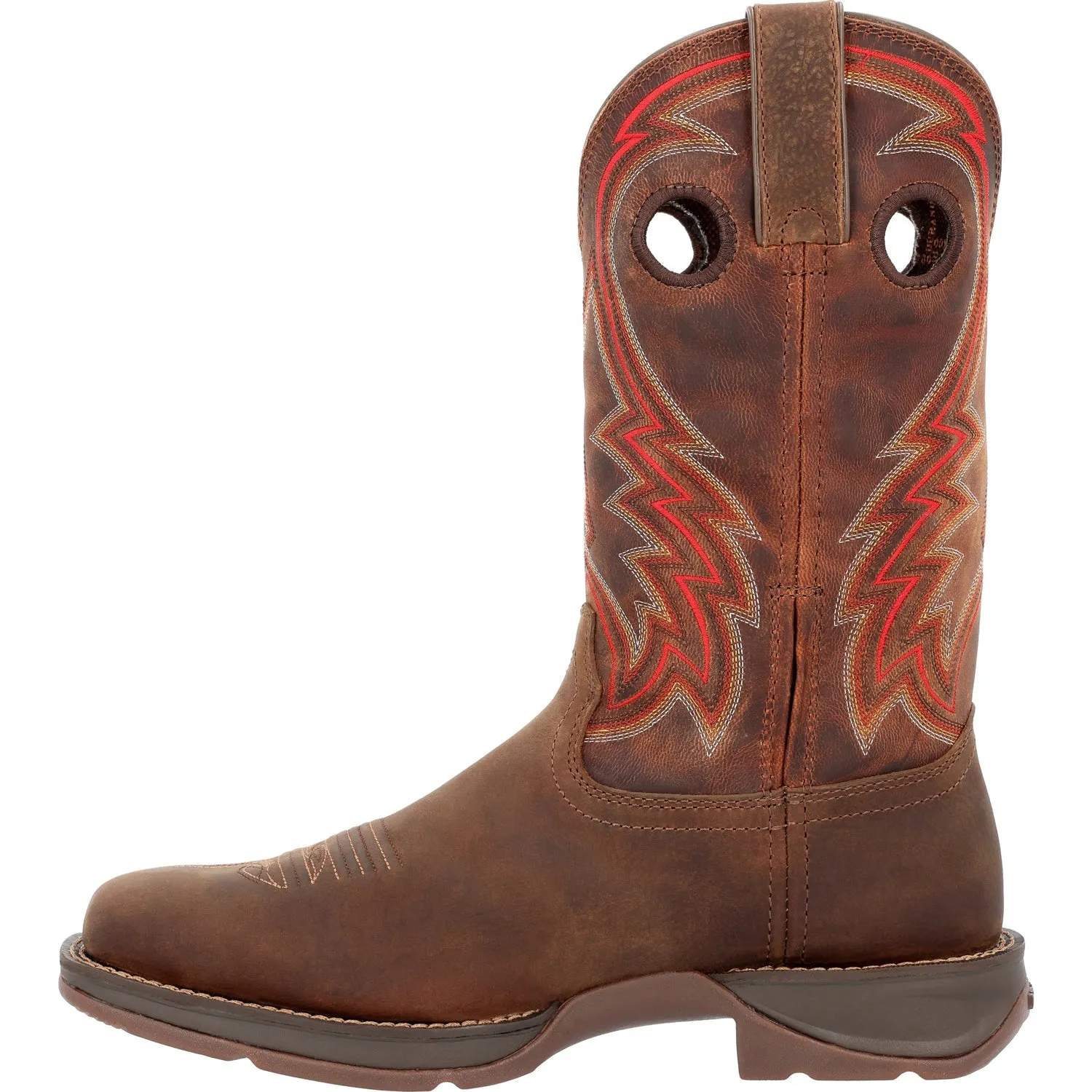 Durango Mens Rebel Western Dark Chestnut Leather Cowboy Boots