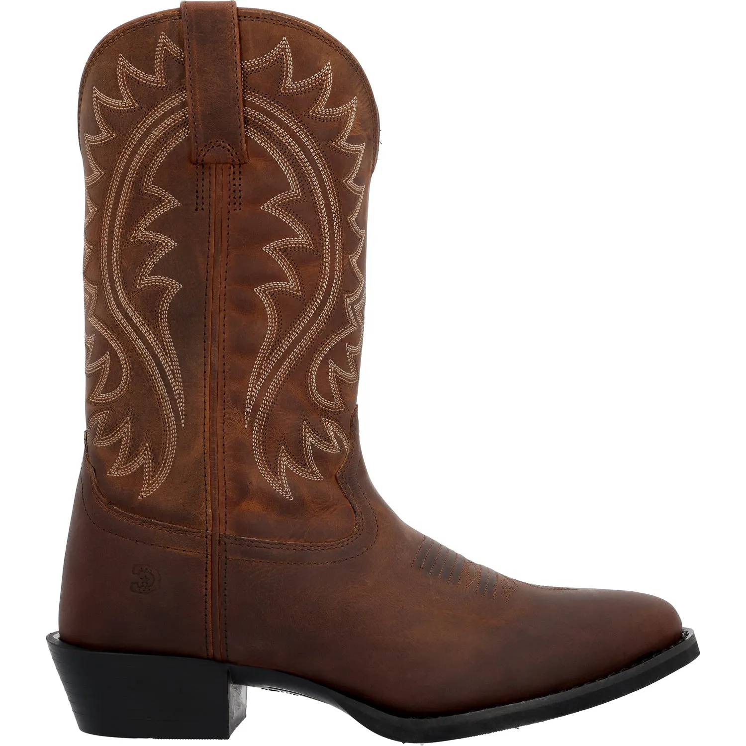 Durango Mens Shyloh Western Brown Leather Cowboy Boots