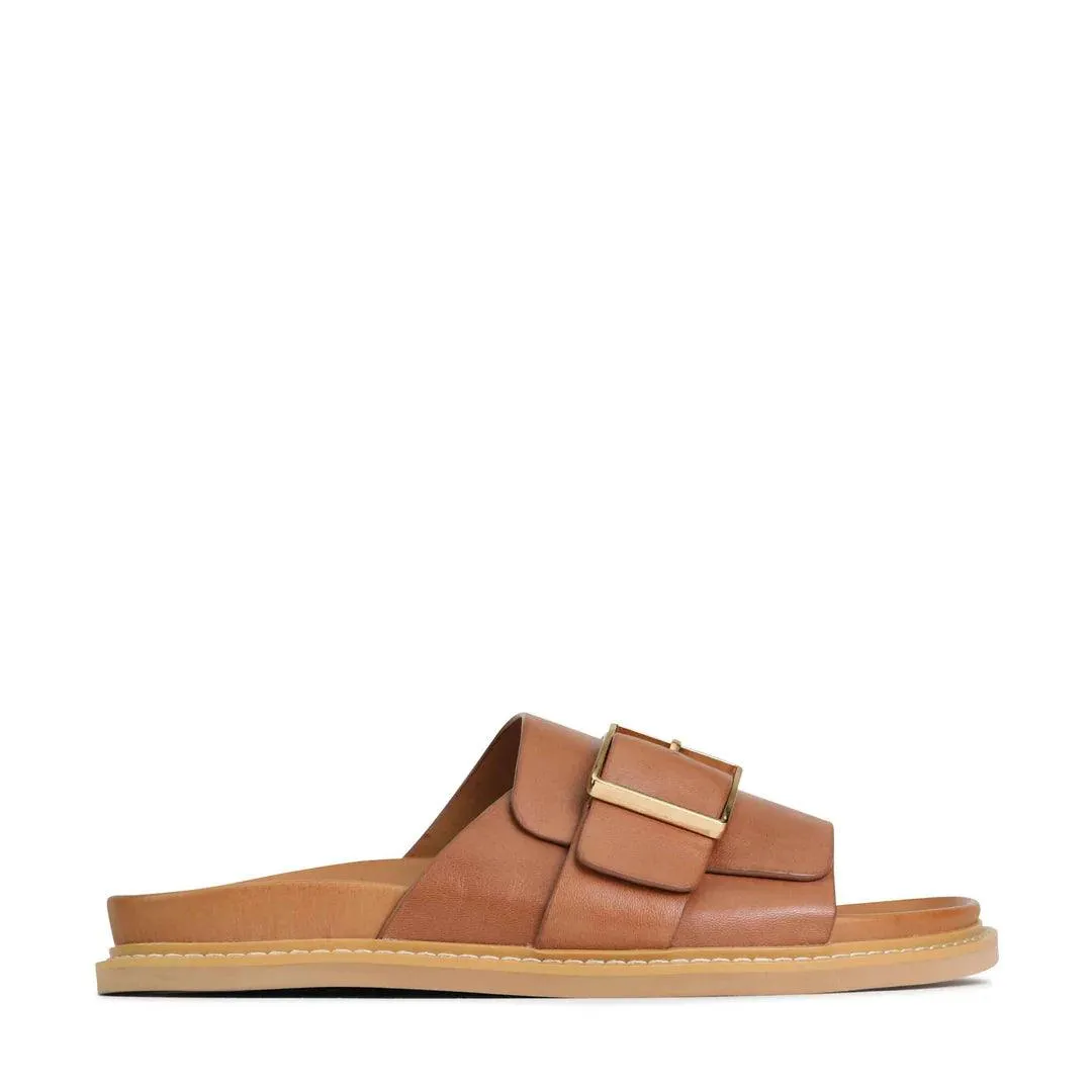 EOS Dede Sandal in Brandy Leather