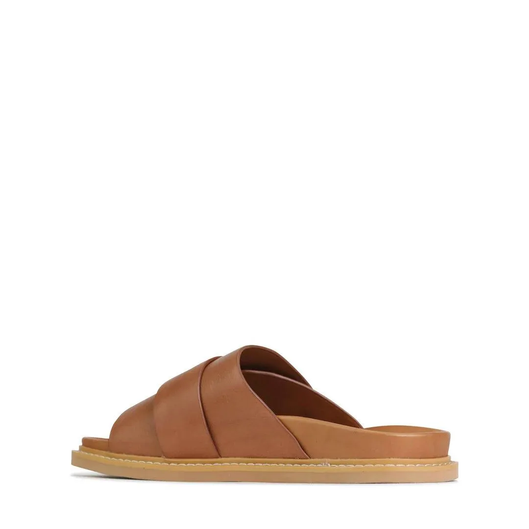 EOS Dede Sandal in Brandy Leather