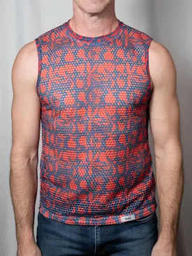 Fruit Salad Mesh Muscle Tank