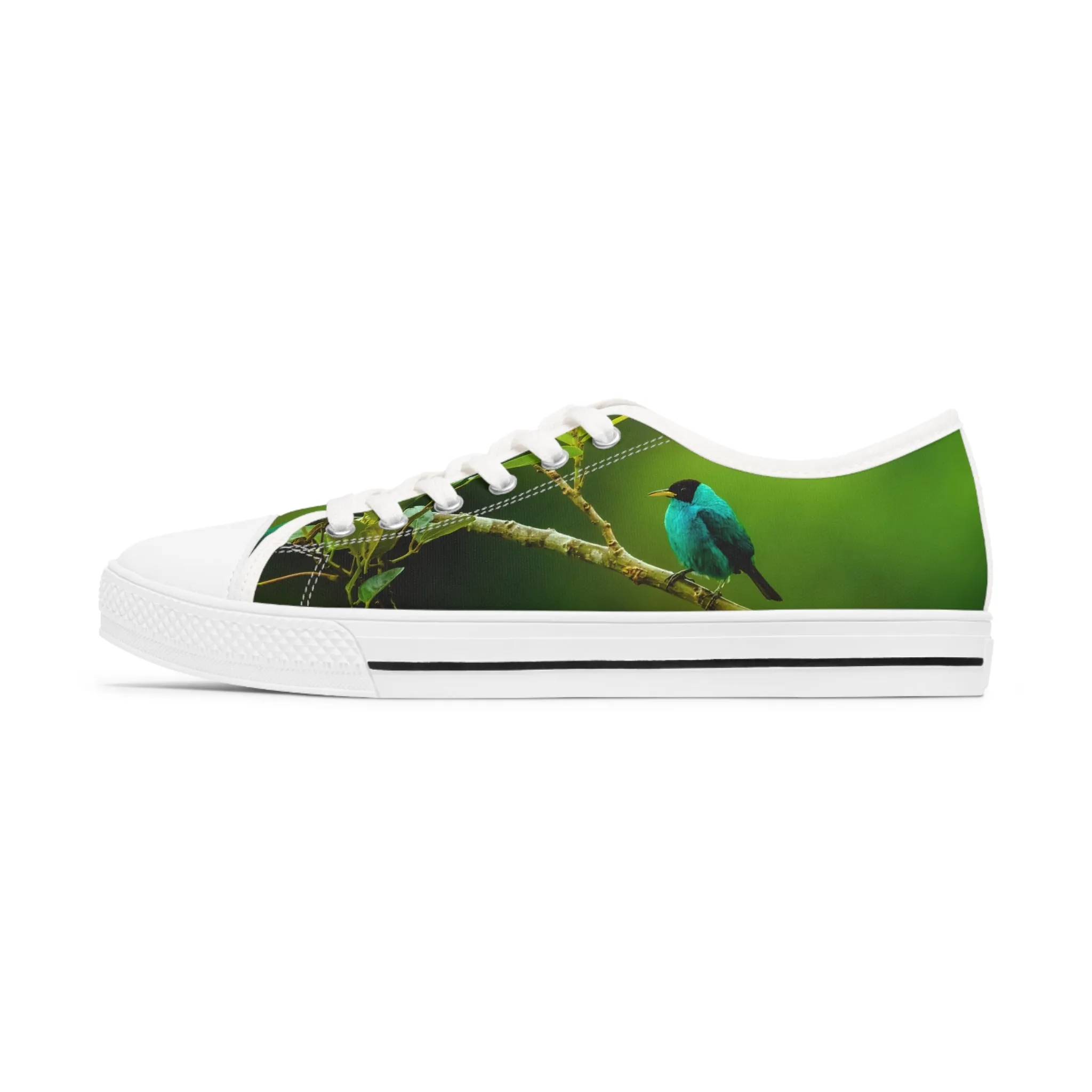 Honeycreeper Bird Women's Low Top Sneakers