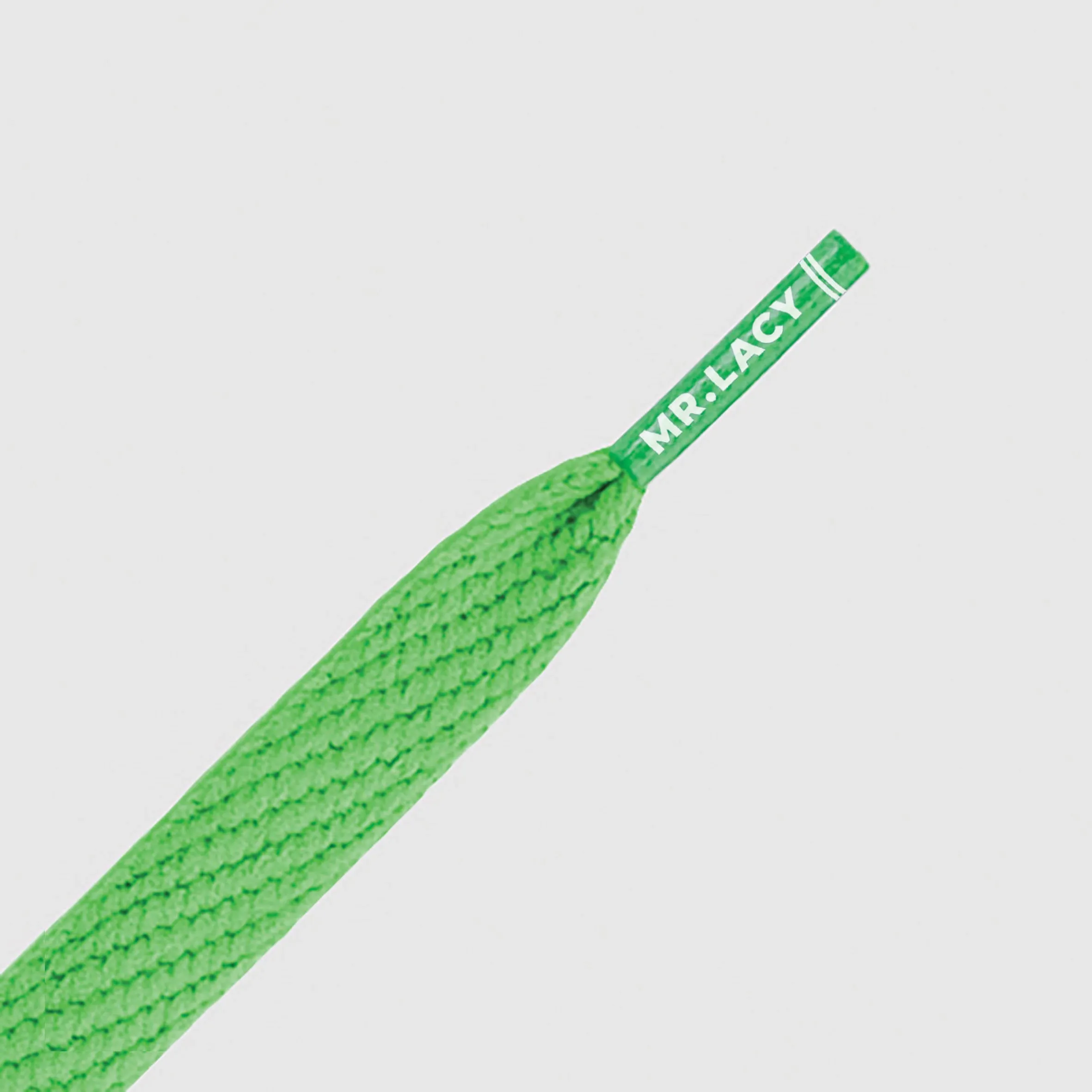 Junior Flatties Shoelaces · Kelly Green