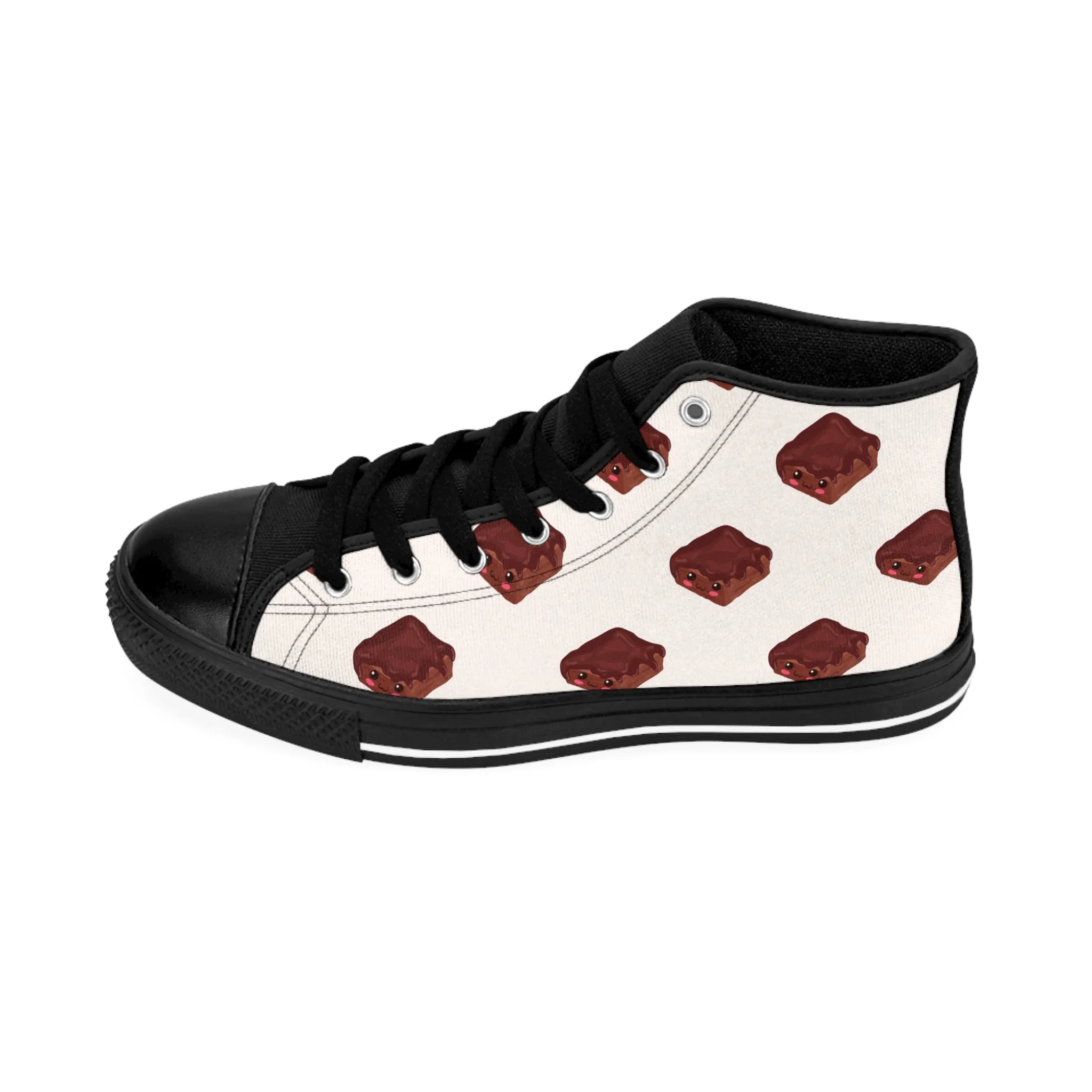 Kawaii Chocolate Brownie Women's Classic Sneakers