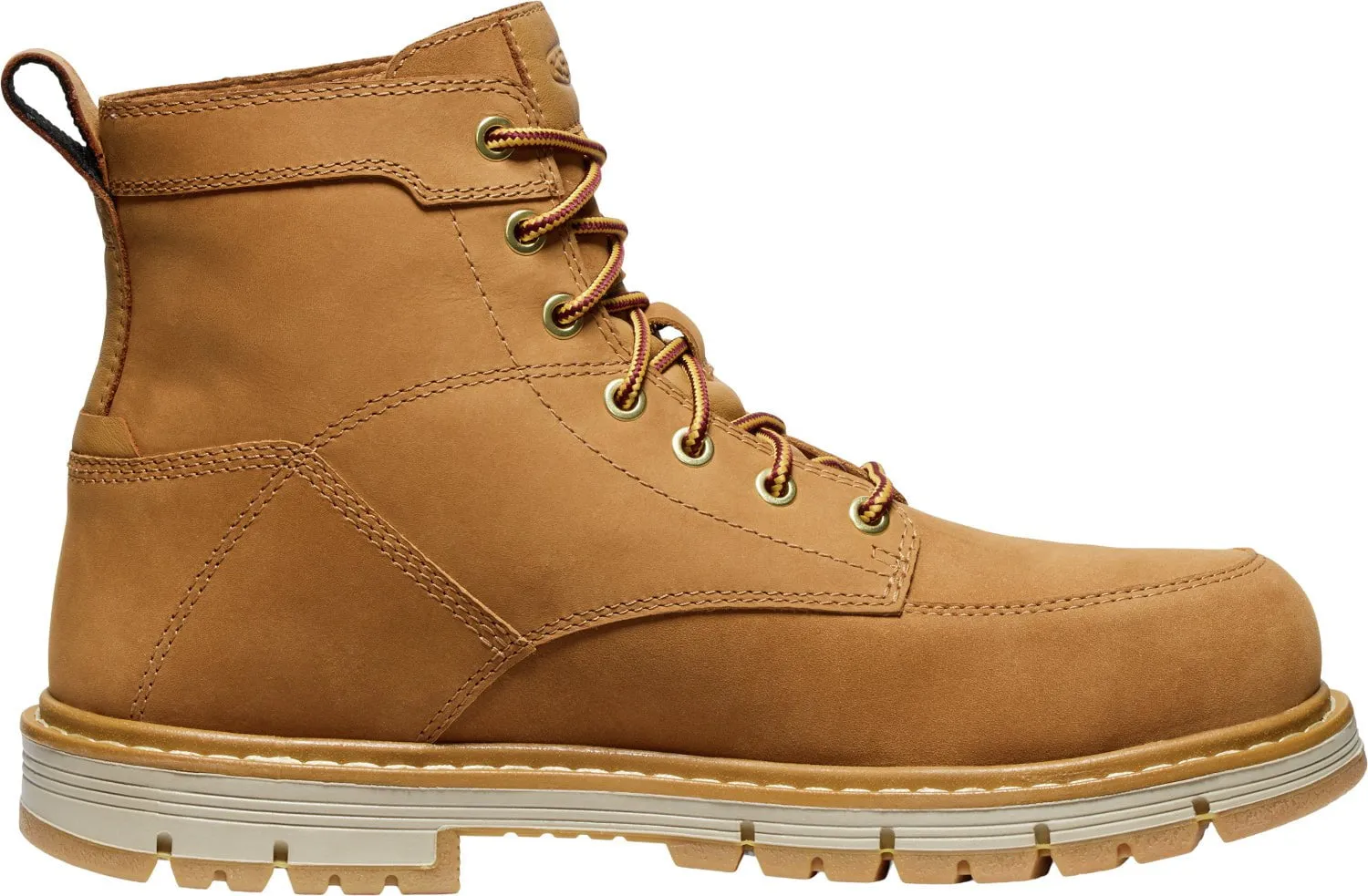 Keen Utility Mens San Jose 90 Degree 6in WP AT Bistre/Gum Leather Work Boots