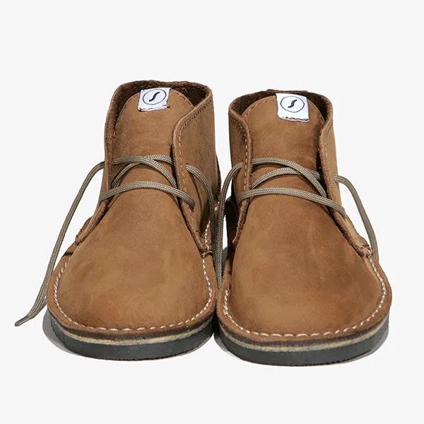 Kids Vellies Dark Brown