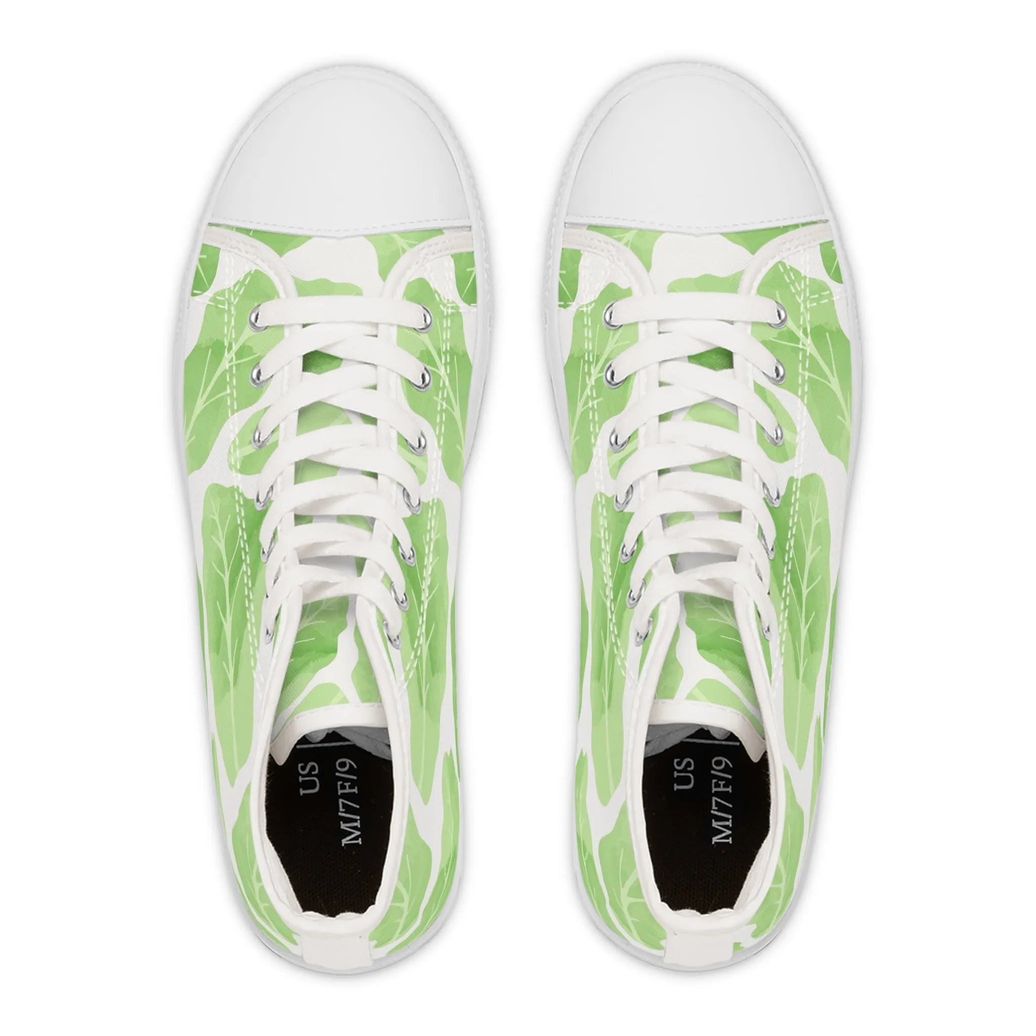 Lettuce Leaf Vegetable Women's High Top Sneakers