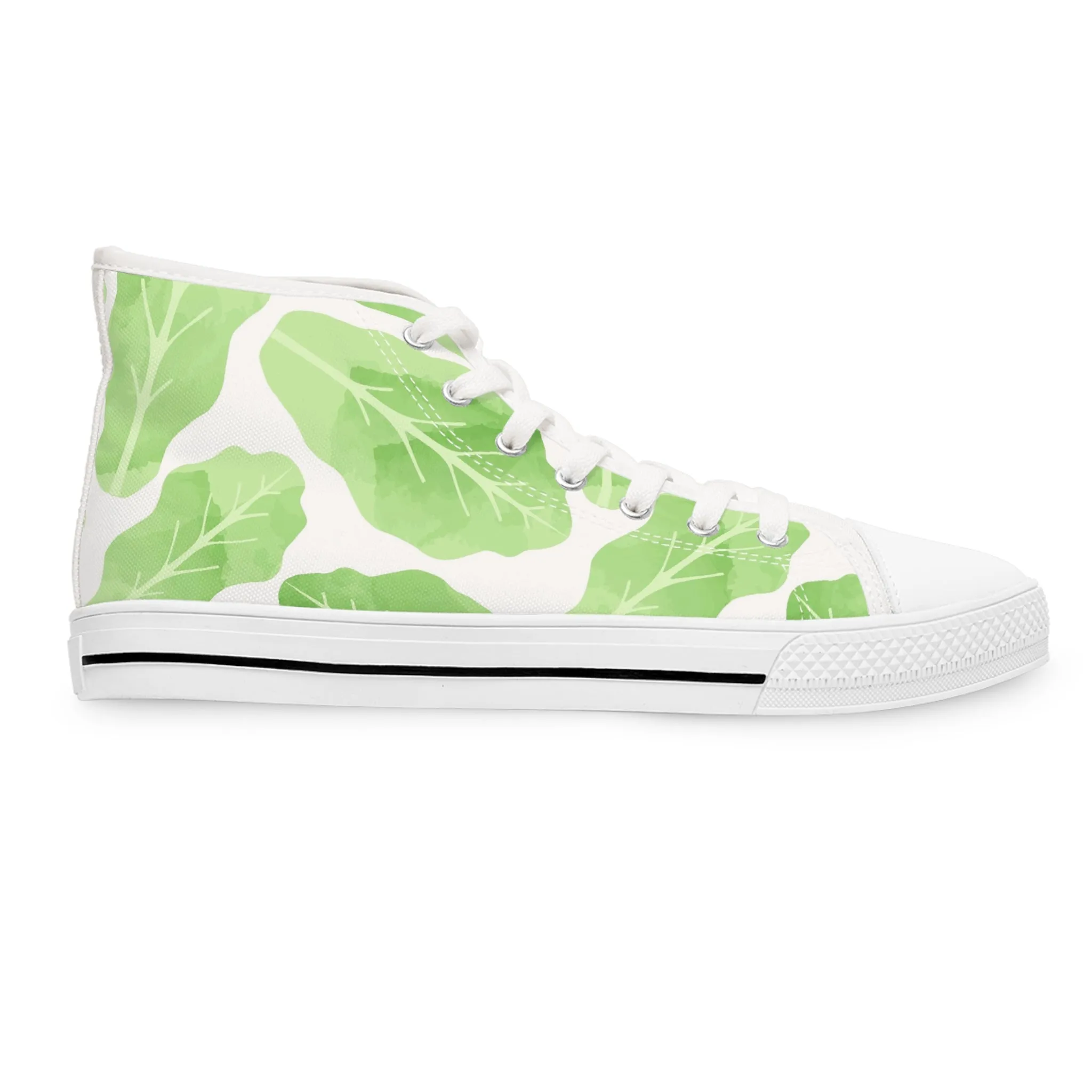 Lettuce Leaf Vegetable Women's High Top Sneakers