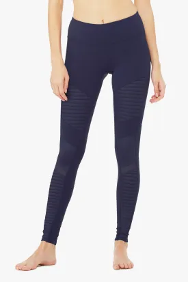 Moto Legging - Rich Navy/Rich Navy Glossy