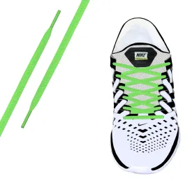 Neon Green Oval Athletic Lace