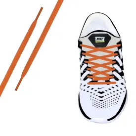 Neon Orange Oval Athletic Lace