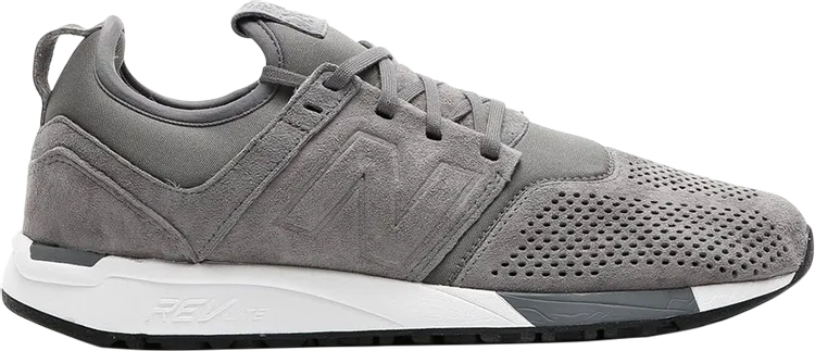 New Balance 247 Suede 'Grey White' Sneakers