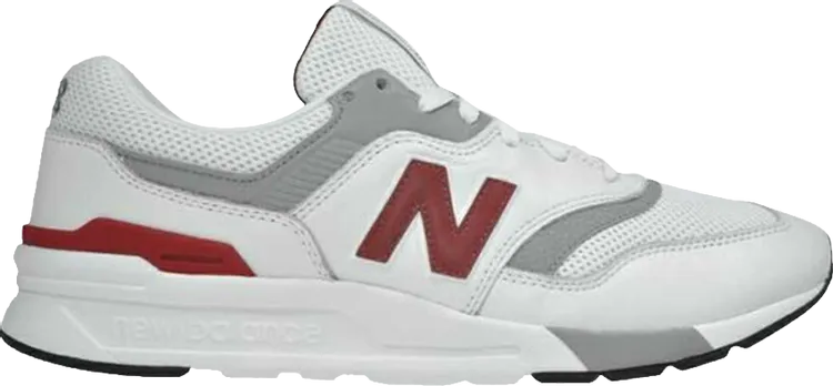 New Balance 997H sneakers, white/red