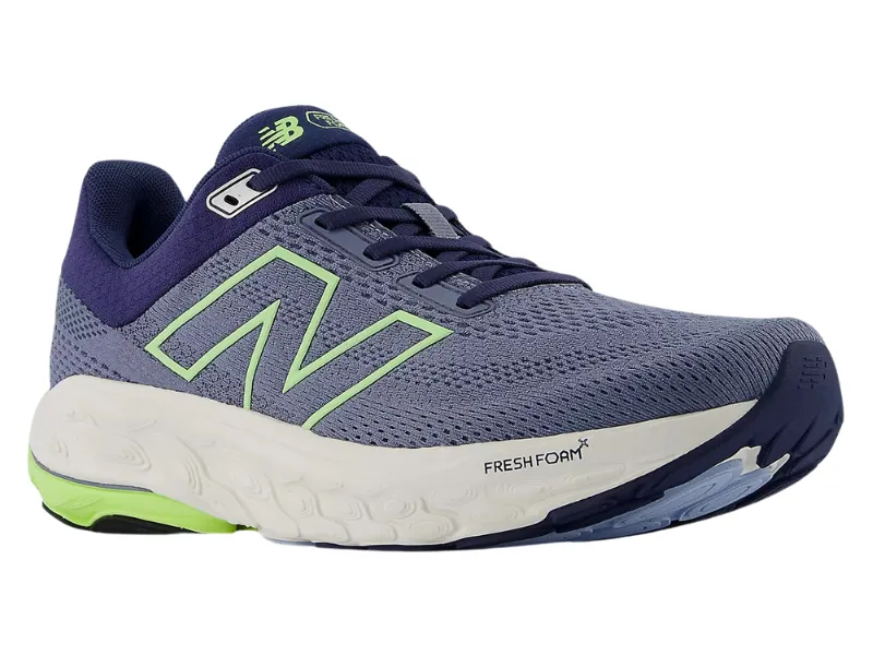 New Balance Fresh Foam X 860v14 Mens Running Shoe (Arctic grey/Bleached lime/Navy)