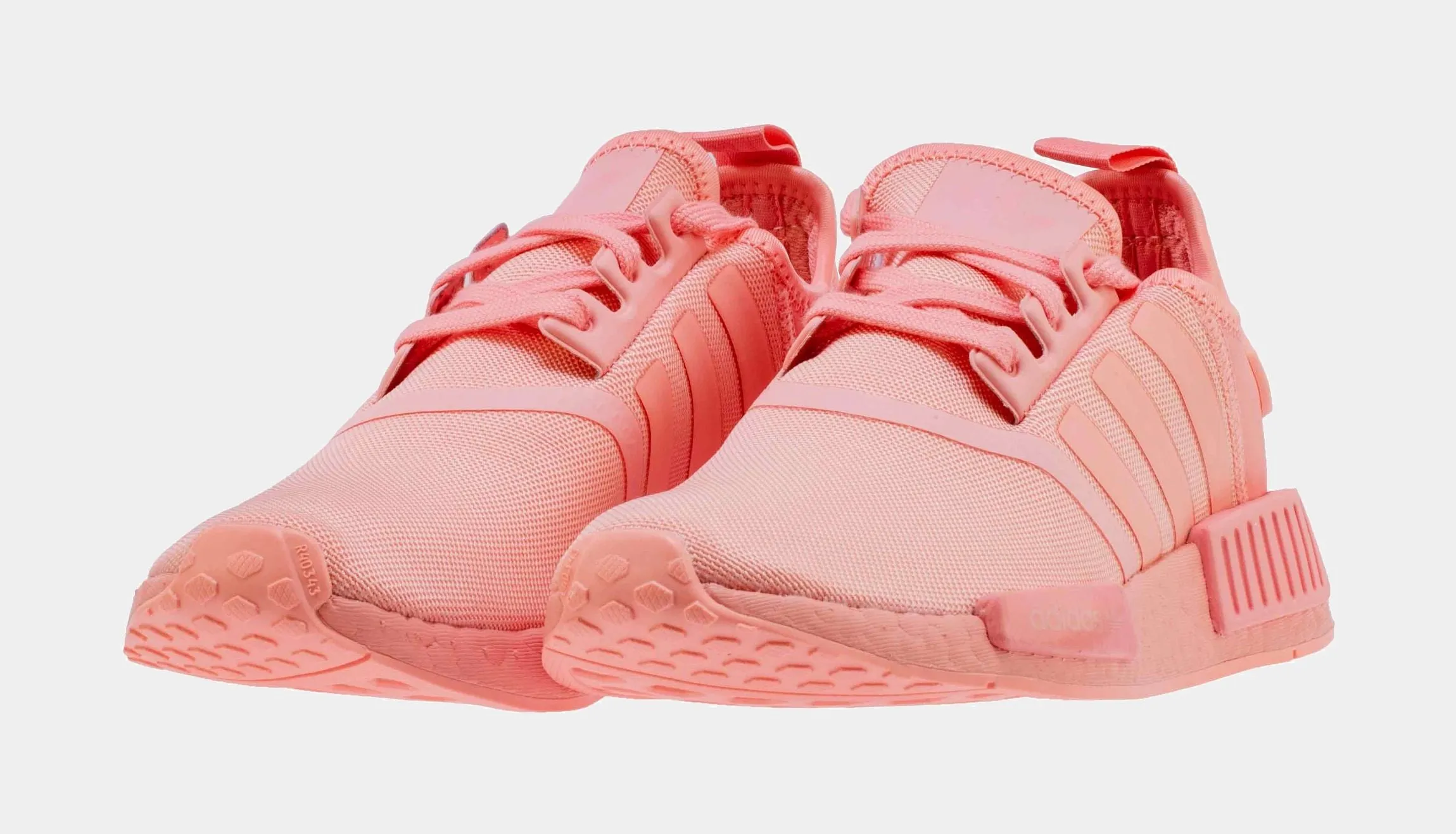 NMD R1 Originals Grade School Running Shoe (Glory Pink)