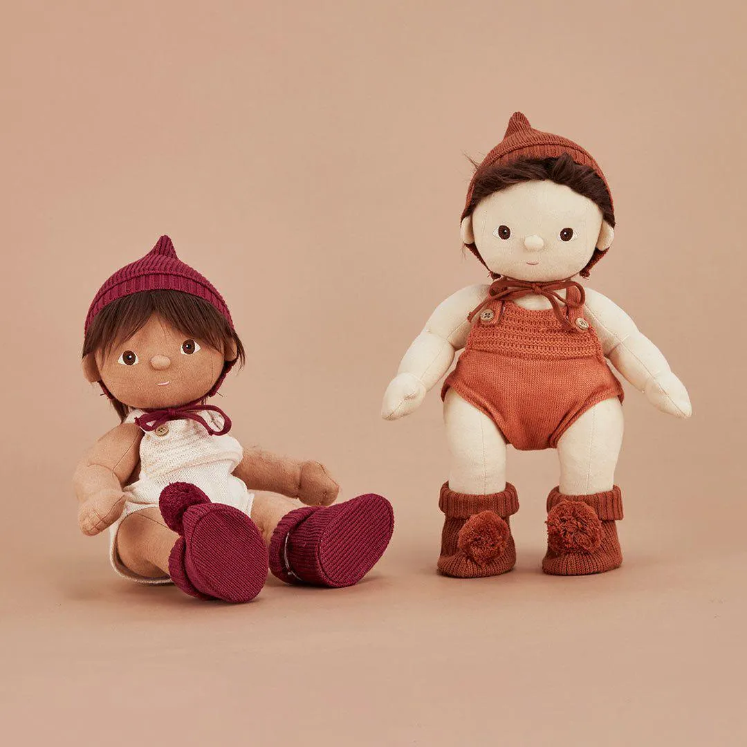 Olli Ella Dinkum Doll Knit Set - Plum