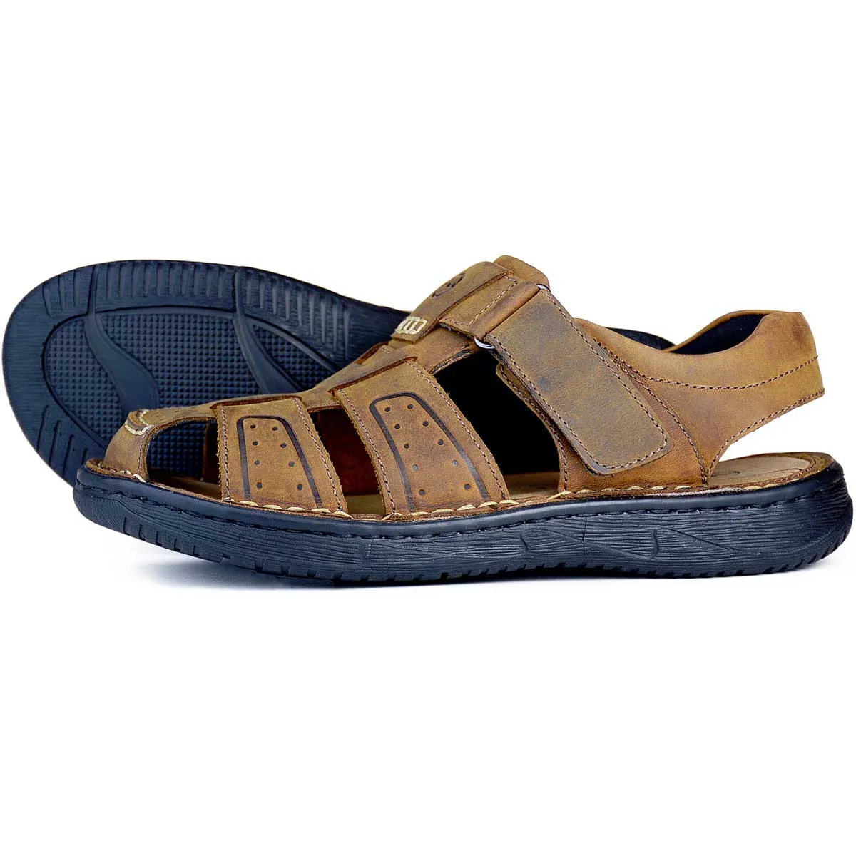 ORCA BAY Grenada Leather Padded Sandals - Men's - Sand