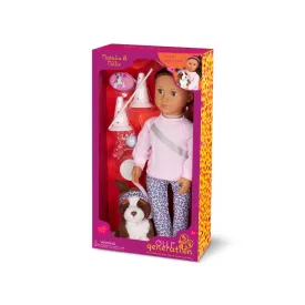 Our Generation 18 Inch Doll With Pet Dog - Natalia & Nillie