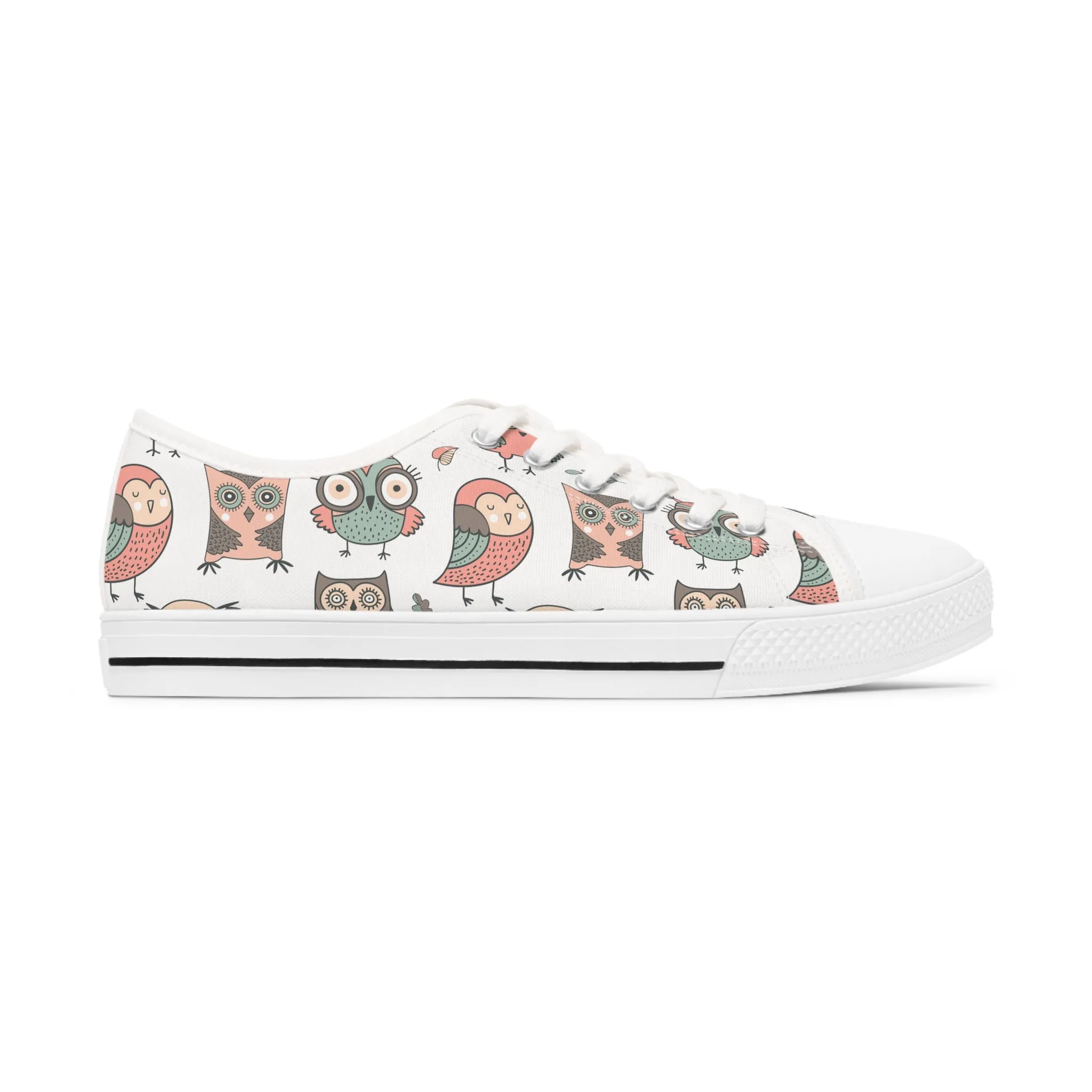 Owl Women's Low Top Sneakers