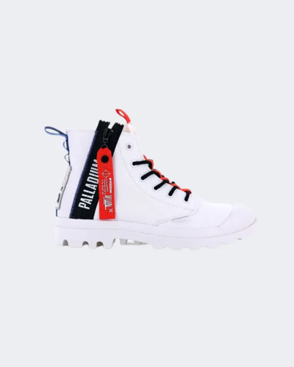 Palladium Pampa Hi Ticket To Earth Unisex Lifestyle Shoes Star White