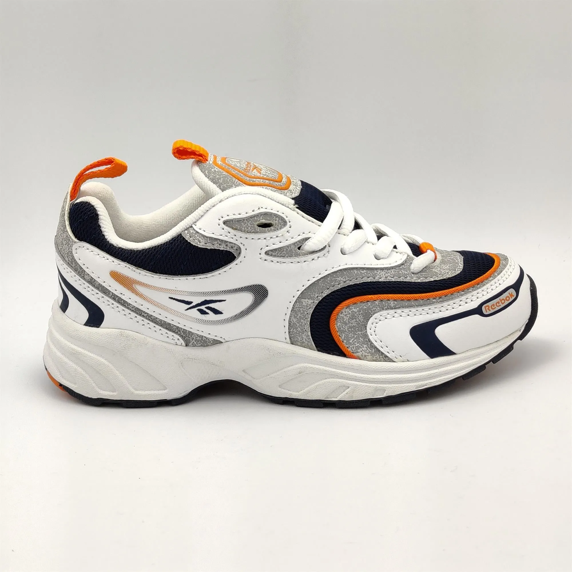 Reebok Infant Retro Cushioned Trainers - White - UK K12.5