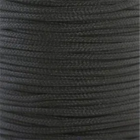 Round Athletic Laces Custom Length with Tip - Black (1 Pair Pack) Shoelaces