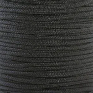 Round Athletic Laces Custom Length with Tip - Black (1 Pair Pack) Shoelaces