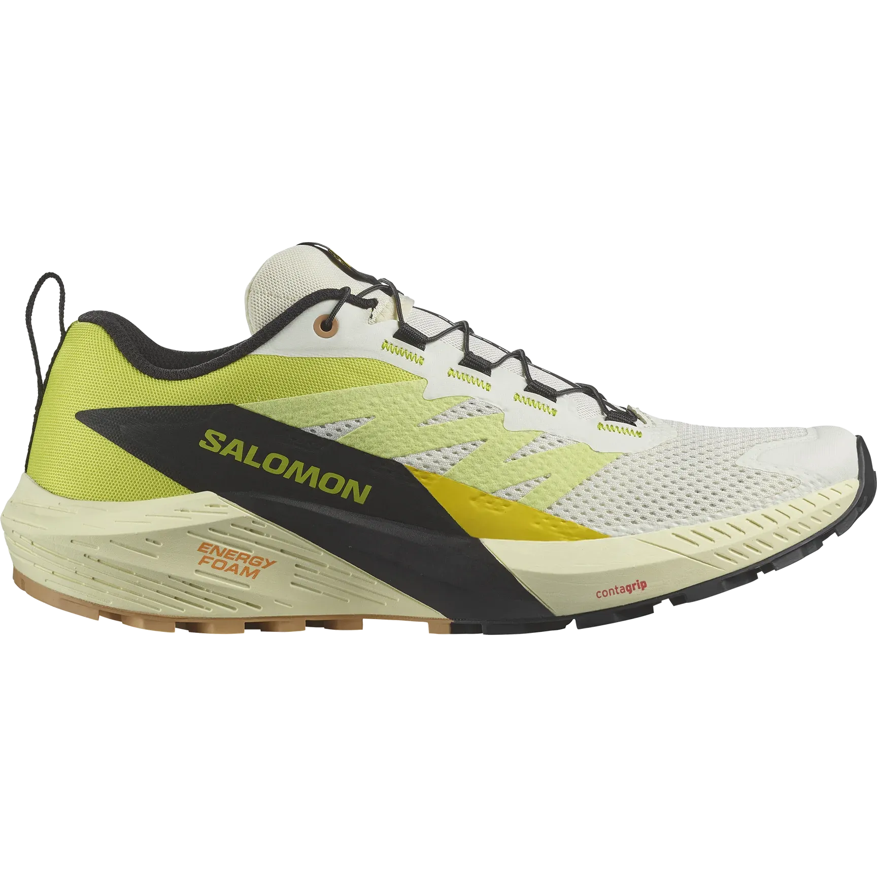 Salomon Sense Ride 5 Shoes (Men's) Vanilla Ice/Sulphur Spring/Black