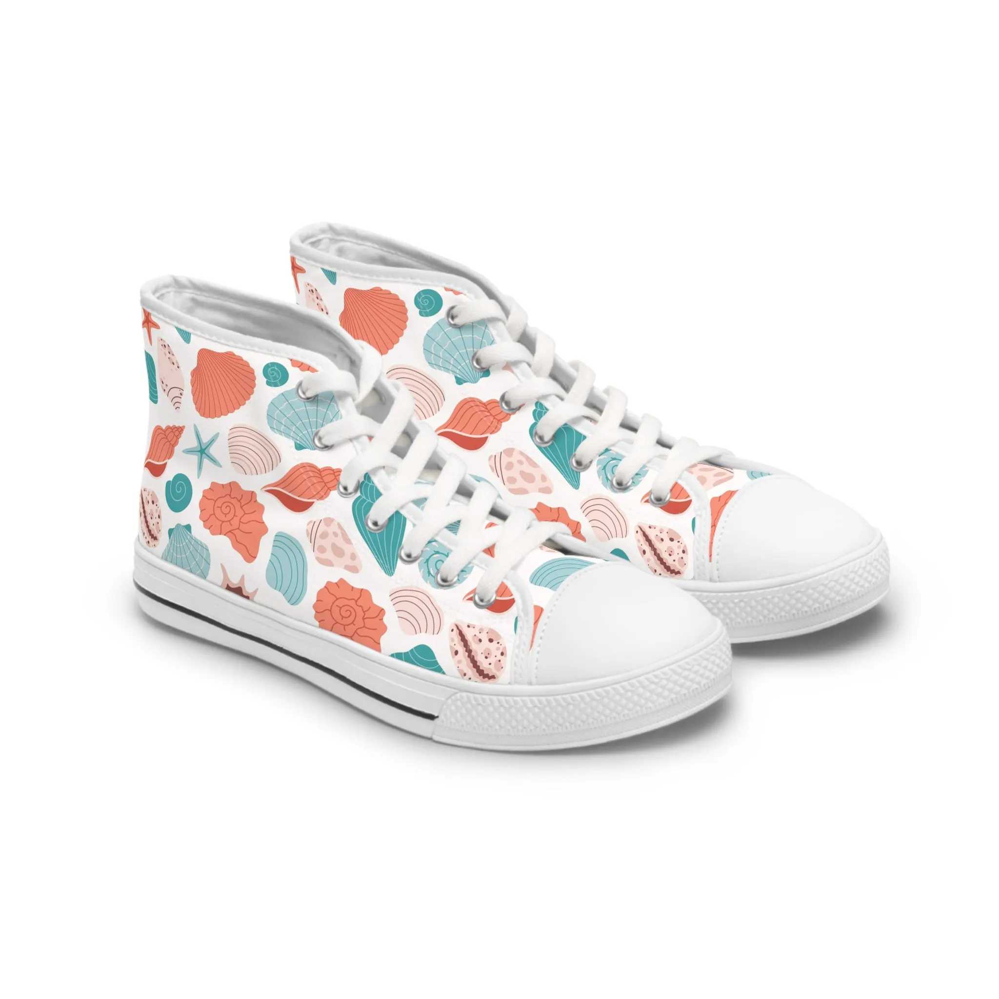 Seashells Women's High Top Sneakers