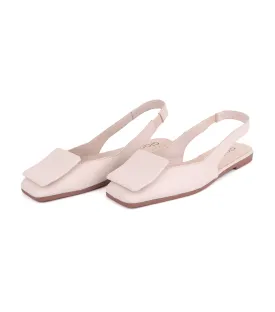 Slingback Flats Marshemellow