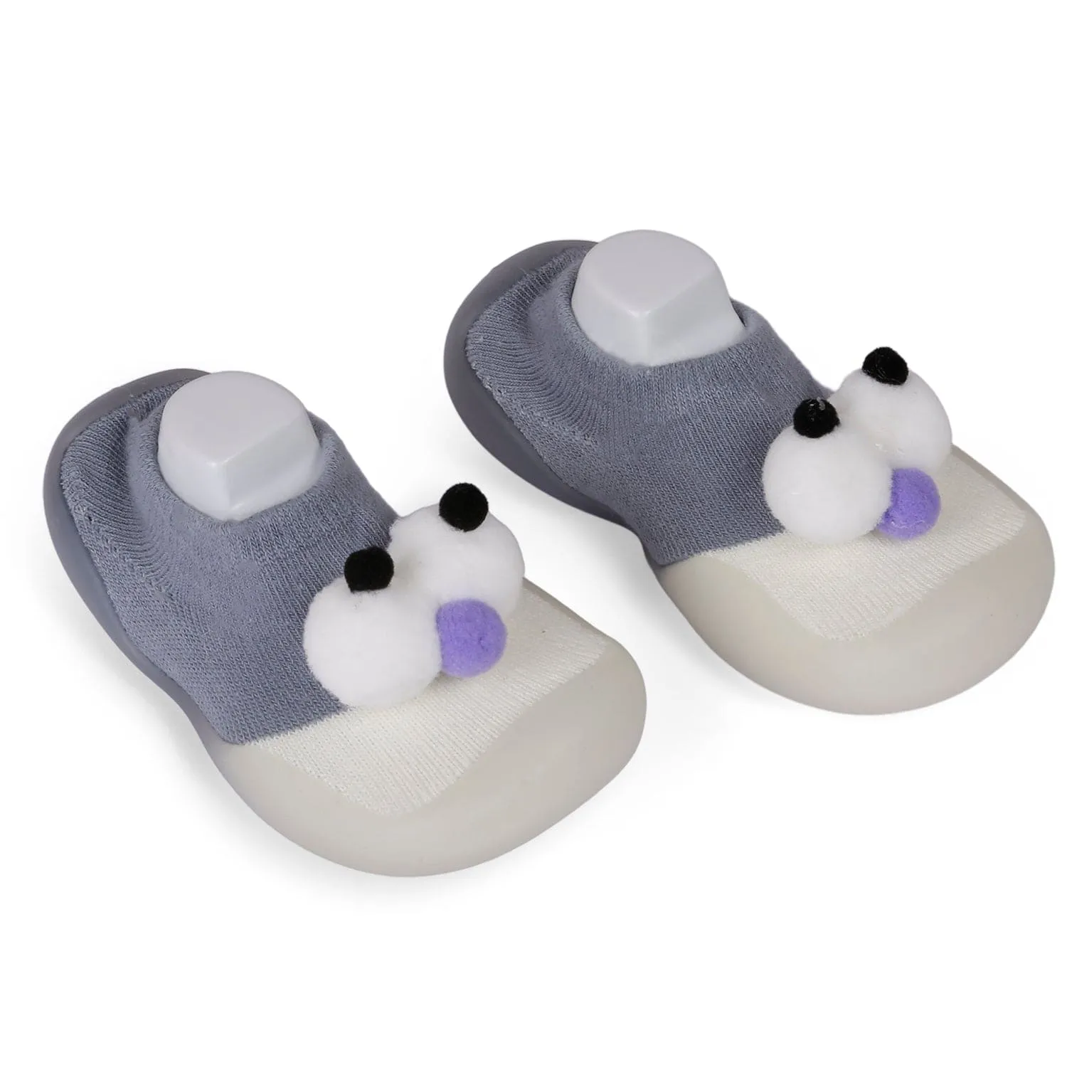 Slip-On Shoes 3D Eyes Grey